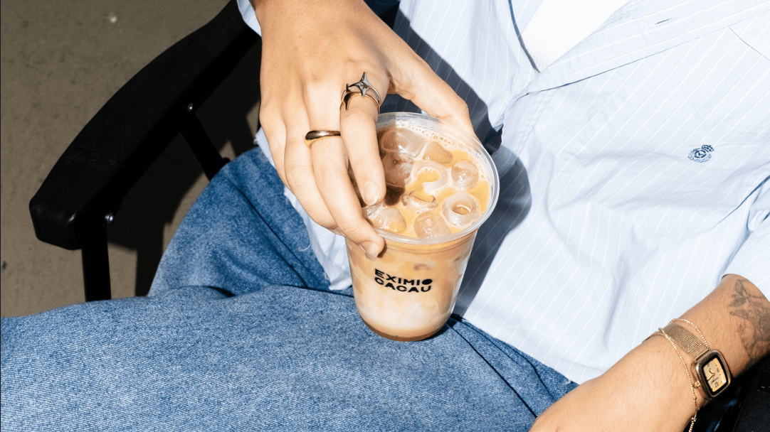 Iced latte Exímio Cacau