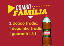 2 Dogão + 01 Doguinho+ Refrig. Guaraná 1,5 L