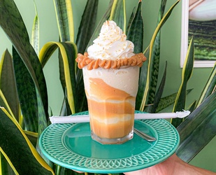 FRAPÊ PAÇOCA COM DOCE DE LEITE