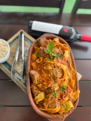 Papardelle com Entrecot 2 Pessoas