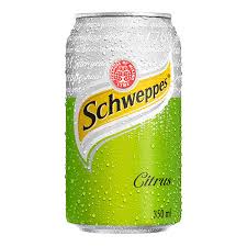 Scheweppes Citrus - sem açúcar  Lata 350 ml