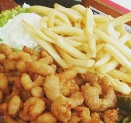 Camarão Com Fritas
