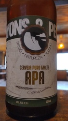Cerveja Canyons e Peraus - APA
