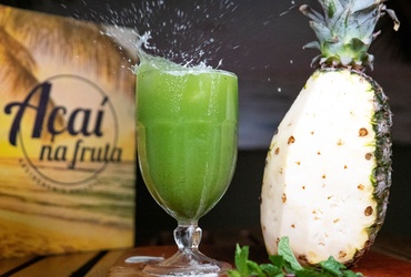 Suco de Abacaxi com Hortelã