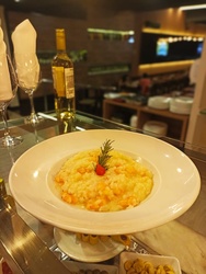 Risoto de camarão