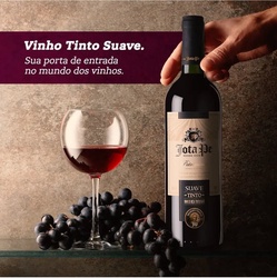 Taça Vinho Tinto Suave Jota Pe 
