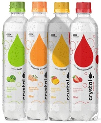 Agua gaseificada com sabor