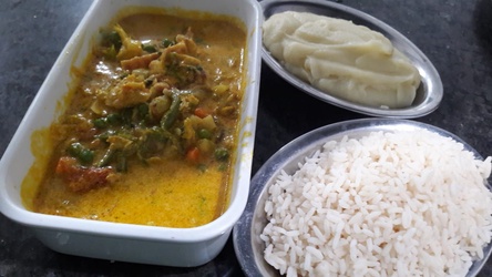 BACALHAU AO MOLHO DE COCO (INDICADO PARA 2 A 3 PESSOAS)