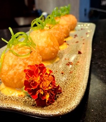 Bolinho de Queijo com Gorgonzola 