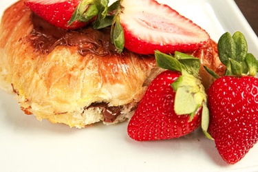 Croissant Nutella com Morango