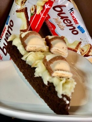 Fatia Brownie Kinder Bueno