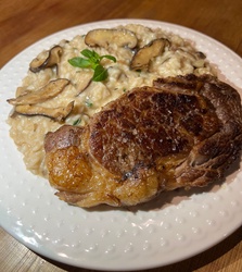 BIFE ANCHO COM RISOTTOS