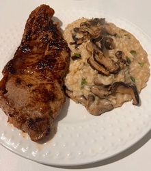 BIFE DE CHORIZO COM RISOTTOS