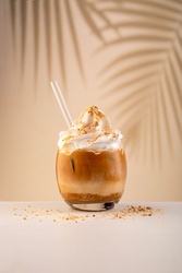 Latte Paçoca vegan