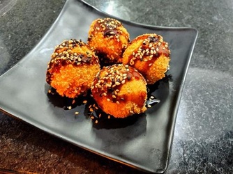 Bolinho de Salmão
