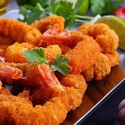 Camarão A Milanesa