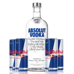 COMBO ABSOLUT+5 REDBULL