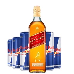 COMBO RED LABEL+5 REDBULL