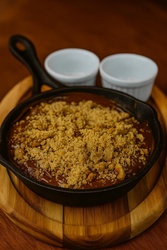 Banana na brasa com Doce de leite