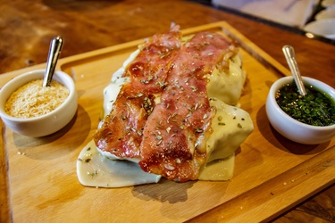 Entrecot Com Queijo E Bacon