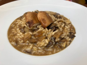 Arroz cremoso de Cogumelos