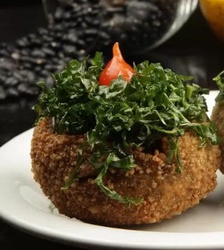 Bolinho De Feijoada Aberto