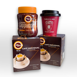 Kit Compre 2 Drip Coffee + Cappuccino e GANHE UM COPO ECOLÓGICO