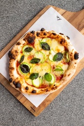 Pizzette Zucchini Com Gorgonzola