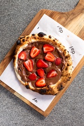Pizzette Chocolate com Morango