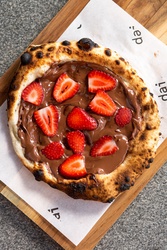 Pizzette Chocolate com Morango