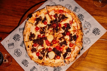 Pizza Provoleta e Marguerita