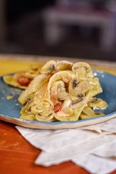 Pappardelle Aos Cogumelos