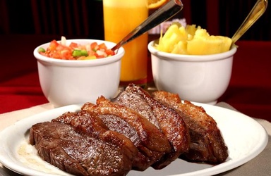 Picanha C/ Vinagrete E Macaxeira Frita