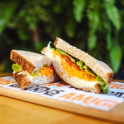 Lanche Natural de Frango