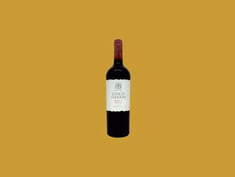 Vinho Fino Tinto Seco - Cinco Tierras Reserva Merlot - 2016