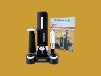 Kit Abridor de Vinhos Recarregável (W20) - Black Decker 