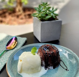 Petit Gateau com Sorvete