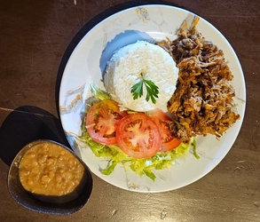 Pernil desfiado 