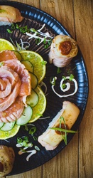 Niguiri Salmão Flambado Gourmet