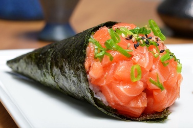 Temaki Tradicional Salmão Crispy