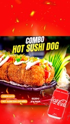 Combo Hot Dog Sushi Delivery  