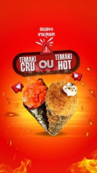 Combo Temaki Tradicional OU  Temaki Hot + 1 Refri 350 ml  