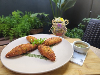 BOLINHO DE ARROZ COM PEQUI