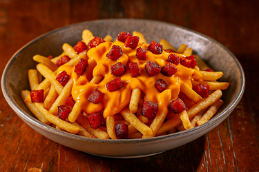 BATATA FRITA CHEDDAR & BACON