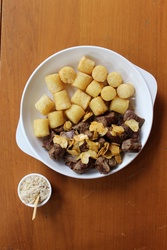 Filé Mignon com Mandioca Noisette