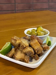 PANCETA DE PORCO E AZEITONA