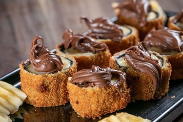 HOT ROLL BANANA CHOCOLATE BRANCO