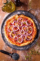 PIZZA PROTEICA CALABRESA