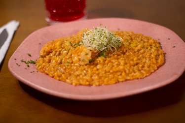 RISOTO CAMARÃO COM CATUPIRY