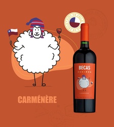 Becas Reserva Carmenere 750ml